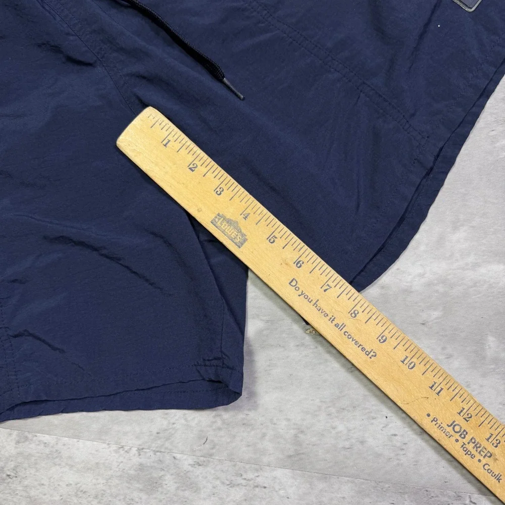 Speedo Mens Navy Blue Swim Trunks Mesh Lined Pockets Drawstring Shorts XL